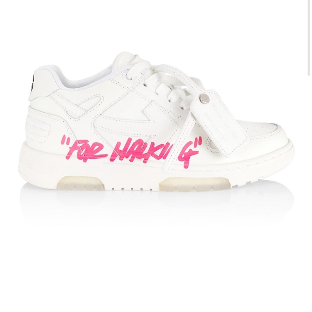 Off-White Slogan Print Low-top Sneakers